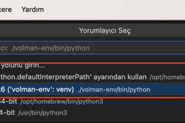 Python venv Kullanımı