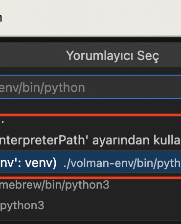 Python venv Kullanımı