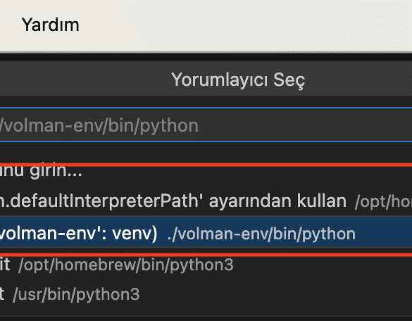 Python venv Kullanımı